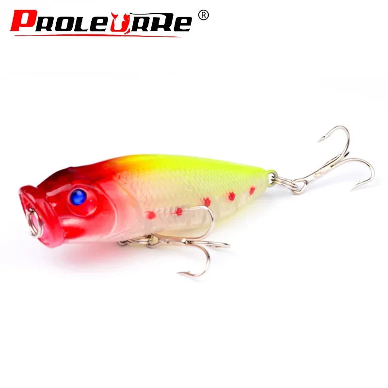 

1Pcs Popper Fishing Lure 6.5cm 9g Topwater Wobblers baits Artificial Hard fishing bass lures isca Crankbait Pesca Fishing tackle