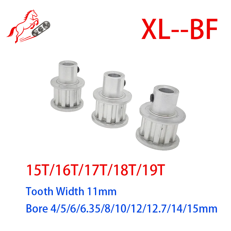 

XL BF 15/16/17/18/19 Tooth Timing Pulley Bore 4/5/6/6.35/8/10/12/14/15mm Synchronous Wheel For Teeth Width11mm Band Width10mm