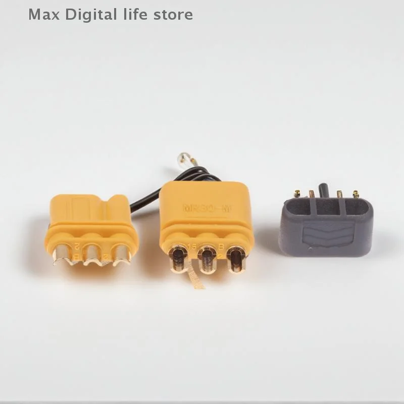 5 pares Amass MR30 conector macho hembra con carcasa de vaina para batería Lipo RC accesorios de avión multicóptero