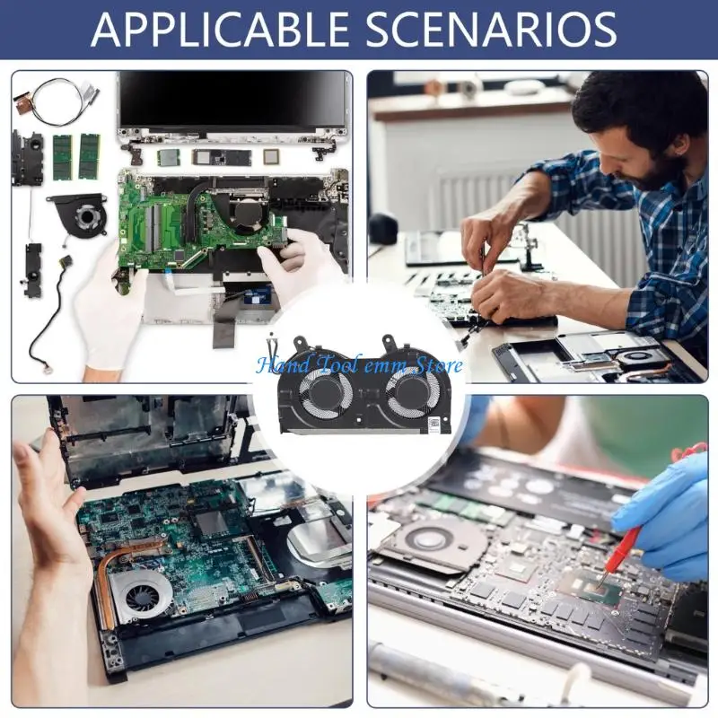 

H37F Laptop Cooling Radiator Fan for 16IRL8 2023 Notebook Internal Heatsink Replacement