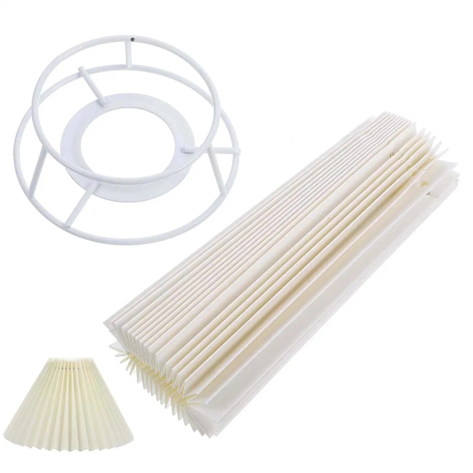 

Плиссированный тканевый абажур для потолочного светильника в гостиную, спальню, современный декоративный чехол для лампы, легко устанавливается, для дома, отеля, кабинета