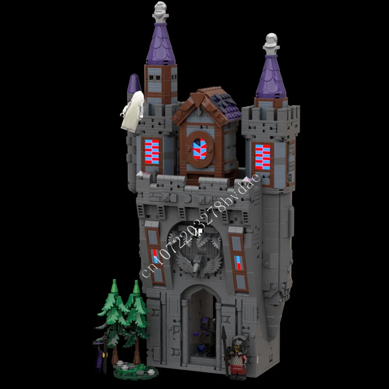 2407PCS The Wizards' Castle : Front gate MOC Creative street view Model Building Blocks Architecture DIY Assembly Model Toy Gift