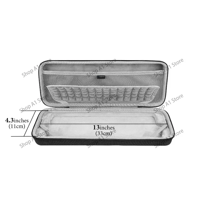 Hard EVA Storage Case for Audio Synthesizer, Shock‑proof Dust‑proof Water‑resistant Carrying Bag, Protect Synthesizer
