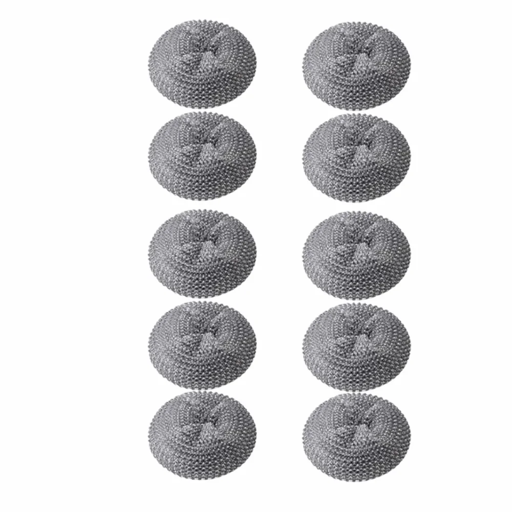 

5Pcs Creative Dish Cleaning Brush Press Type Liquid-added Ball Soap Dispenser Brush with 10Pcs Wire Head Liquid Filling