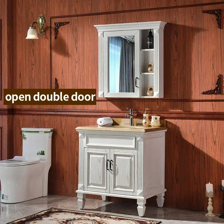 الرف المنظم الحمام الغرور خزانة مرآة أدراج التخزين توفير المساحة اكسسوارات الحمام المرحاض موبليس بانو الأثاث