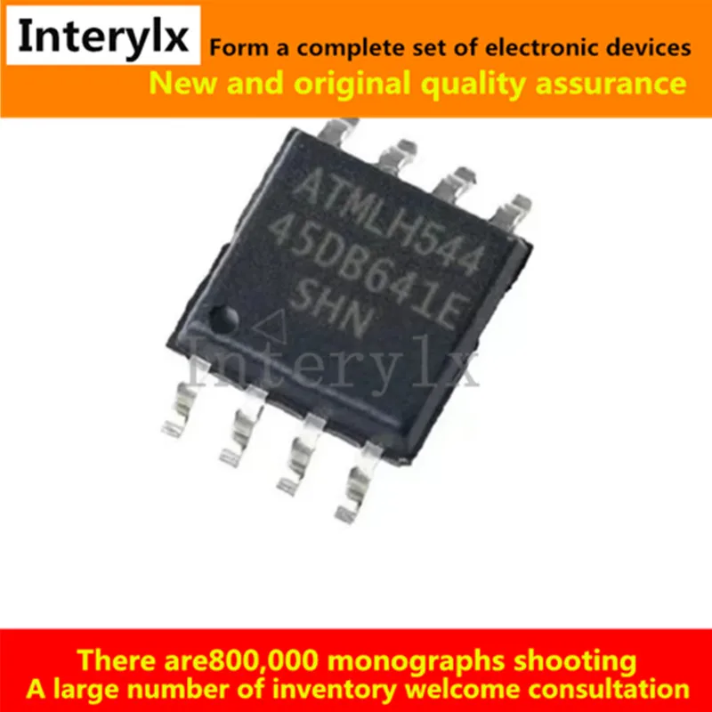 5Pcs/Lot AT45DB641E-SHN-T AT45DB641E-SHN AT45DB641E 45DB641E IC FLASH 64MBIT SPI 85MHZ 8SOIC