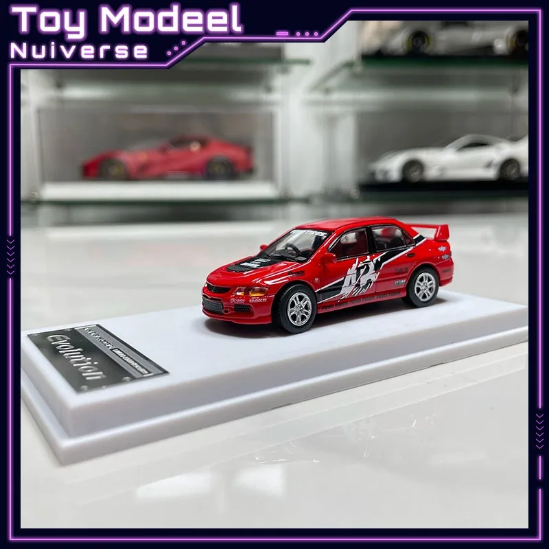 LMLF 1:64 Scale Diecast Alloy Car Model Mitsubishi Lancer EVO 9 Exquisite Detail Realistic Mini Collectible Replica Perfect Gift