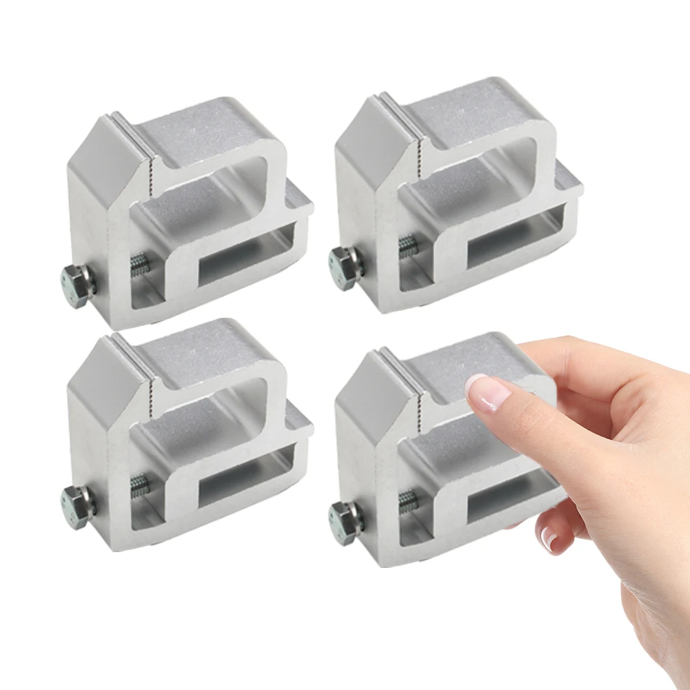 

4 шт. зажимы для лестничных стоек, сверхмощные зажимы для навеса грузовика, зажимы для багажника кемпера, зажимы для грузовика для Chevy Silverado Sierra Dodge для Ford