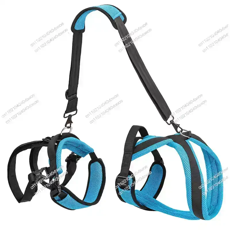 Suitable for Dog Front and Rear Assistance with Pet Front and Rear Legs Integrated Strap Traction Care Paralysis Disabled
