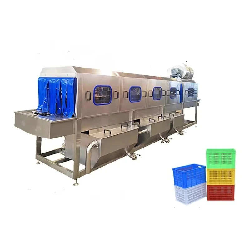 Industrial Fruit Vegetable Cleaner Basket Washing Machine for Produce Processing Factory Custom