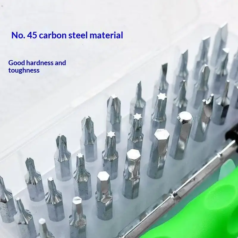 32 In 1 Precision Repair Screwdriver Set Magnetic Torx Bits Multifunctional Tool for Phone Tablet PC Maintenance
