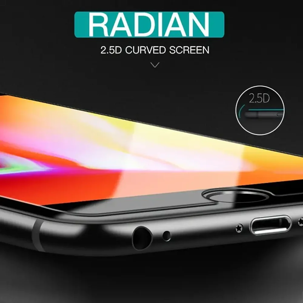 واقي شاشة من الزجاج المقسى لهاتف أيفون ، 7 ، 8 ، 6 ، 6S Plus ، SE ، من من من الزجاج المقوى ، 3 من من من من من من الزجاج المقسى