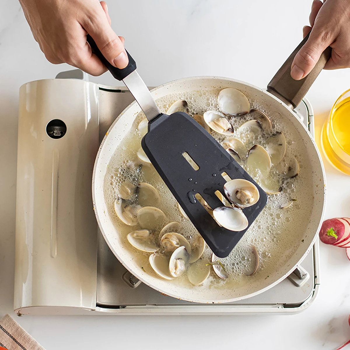 Fried Fish Steak Spatula Cooki - огляд і ціна Offset Spatula Set