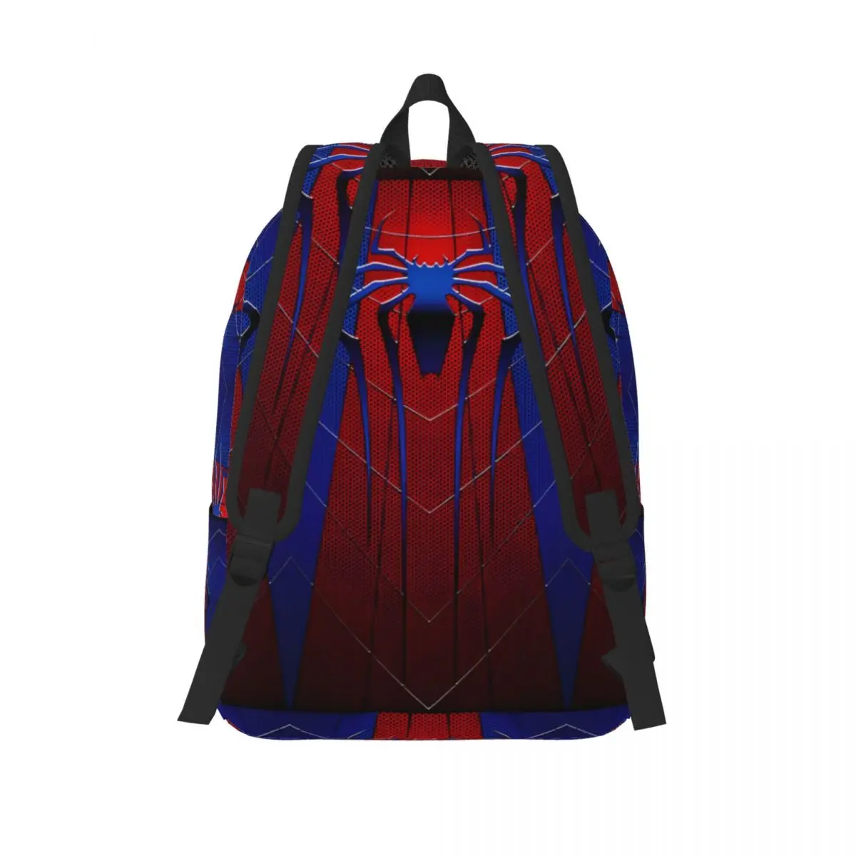 Spider Web Art Spiderman Spiderverse Cool Backpack with Pocket High School Business Daypack for Men Women College Canvas Bags