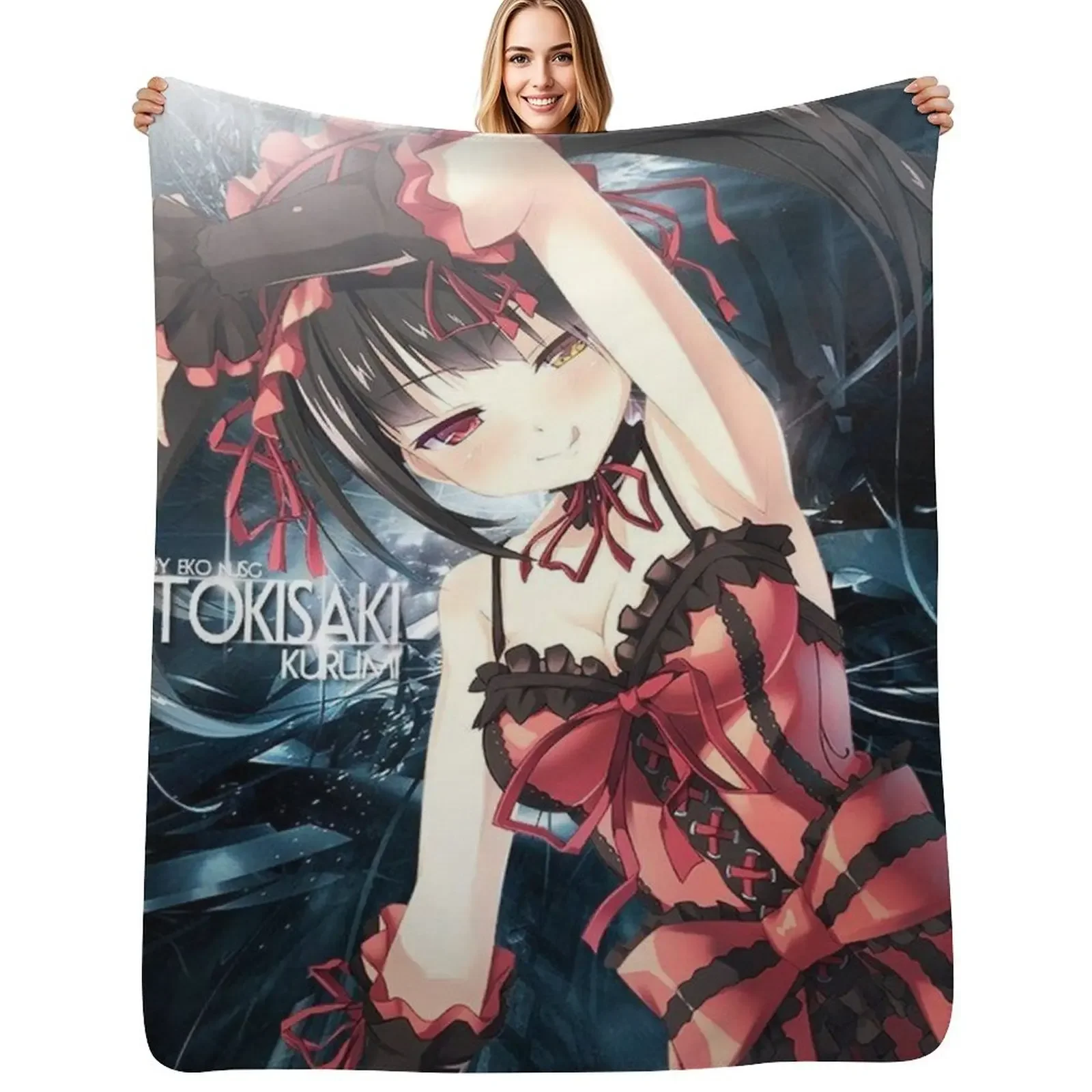 

Kurumi tokisaki - date a live Throw Blanket Luxury Throw blankets ands Luxury Thicken Blanket