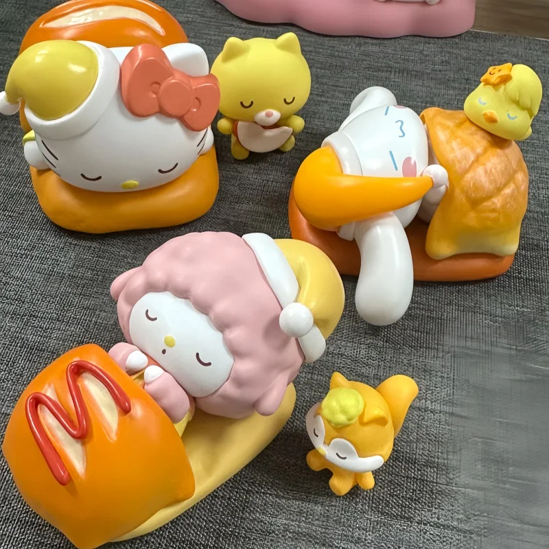 

Новый Miniso Sanrio Happy Baking Blind Box Cuet, модные игровые коллекционные фигурки Kawaii Mystery Box, подарки на день рождения для девочек
