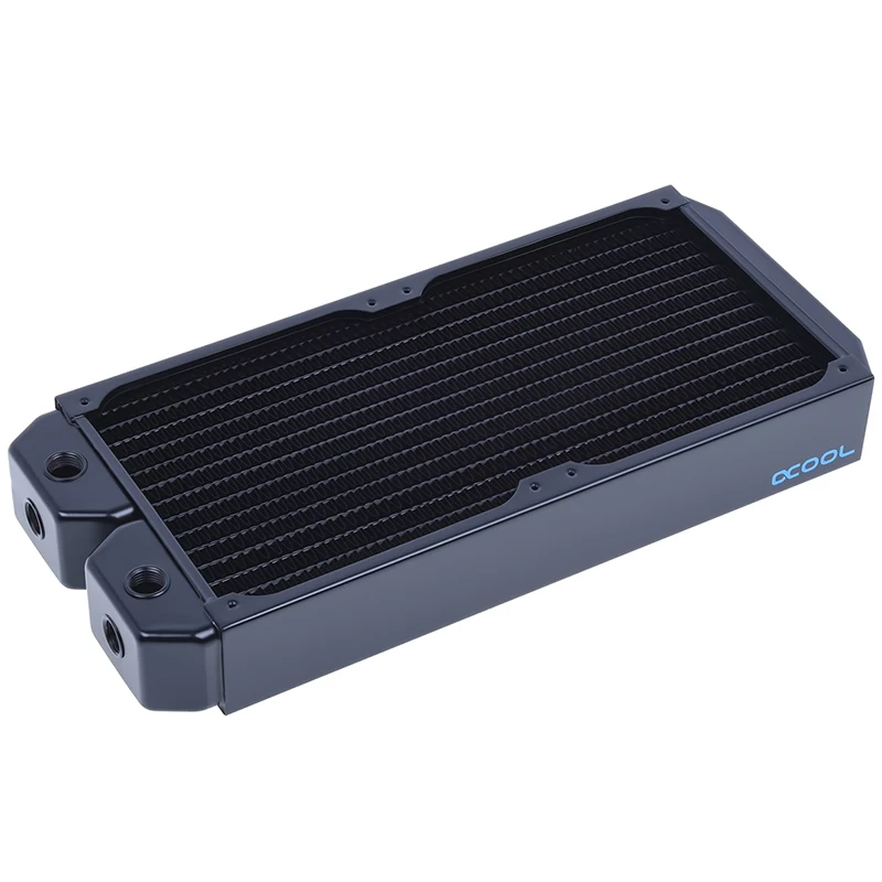 

Alphacool NexXxoS XT45 Full Copper 280mm Radiator,324 x 144 x 45mm,Computer Liquid Loop Build Water Cooling Thick Radators