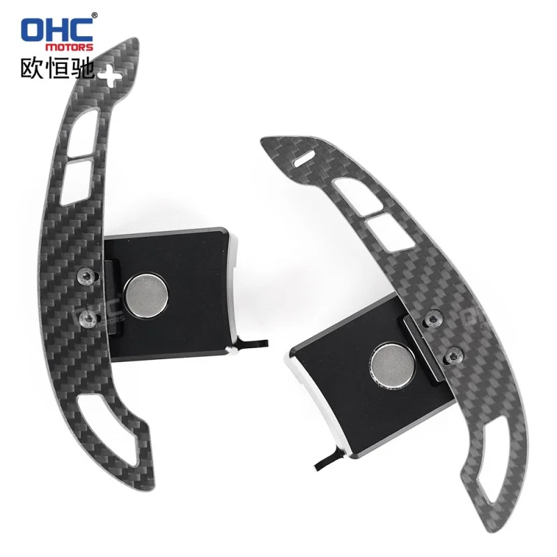 For Ford Mustang 15-23  models Meicang direct shipment  , steering wheel paddle upgrade to matte carbon fiber magnetic