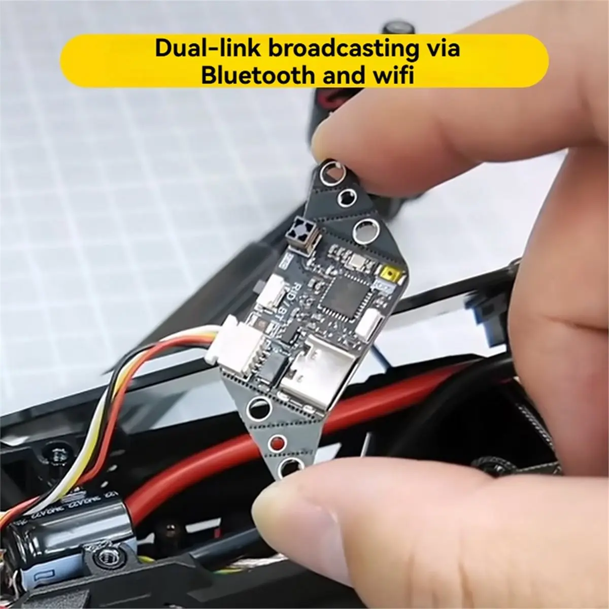 ★♠♥Y456A Hot Sale-FPV RID Module Remote ID Module 2.4G WIFI Bluetooth 5.0 Long Range FPV Drones Identification Code Broadcasting