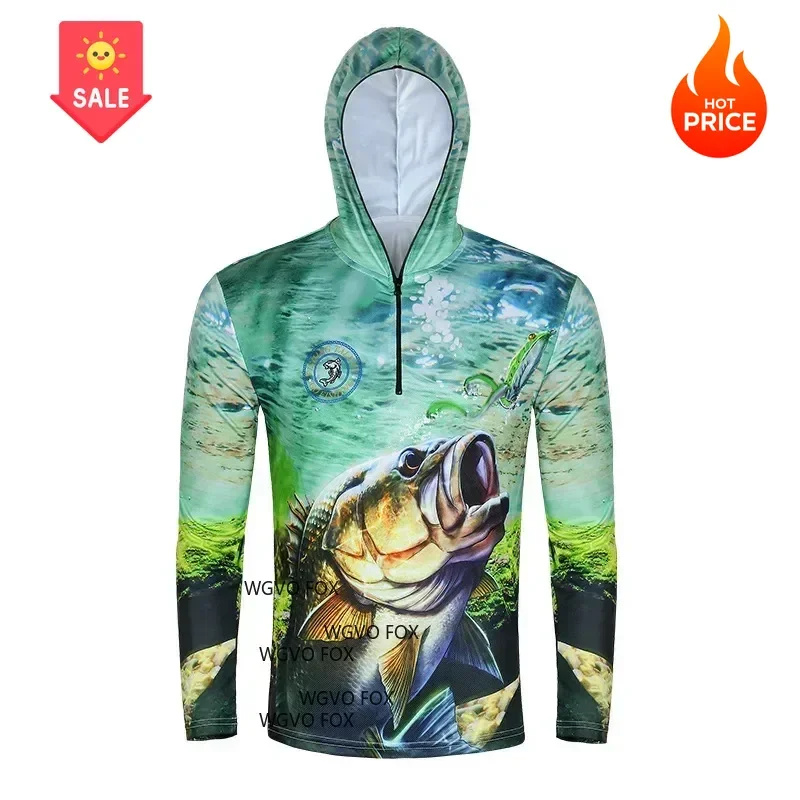 2025 جديد ملابس الصيد طويلة الأكمام التجفيف السريع M ~ 3XL الشمس حماية قميص لصيد السمك تنفس المضادة للأشعة فوق البنفسجية جيرسي #1