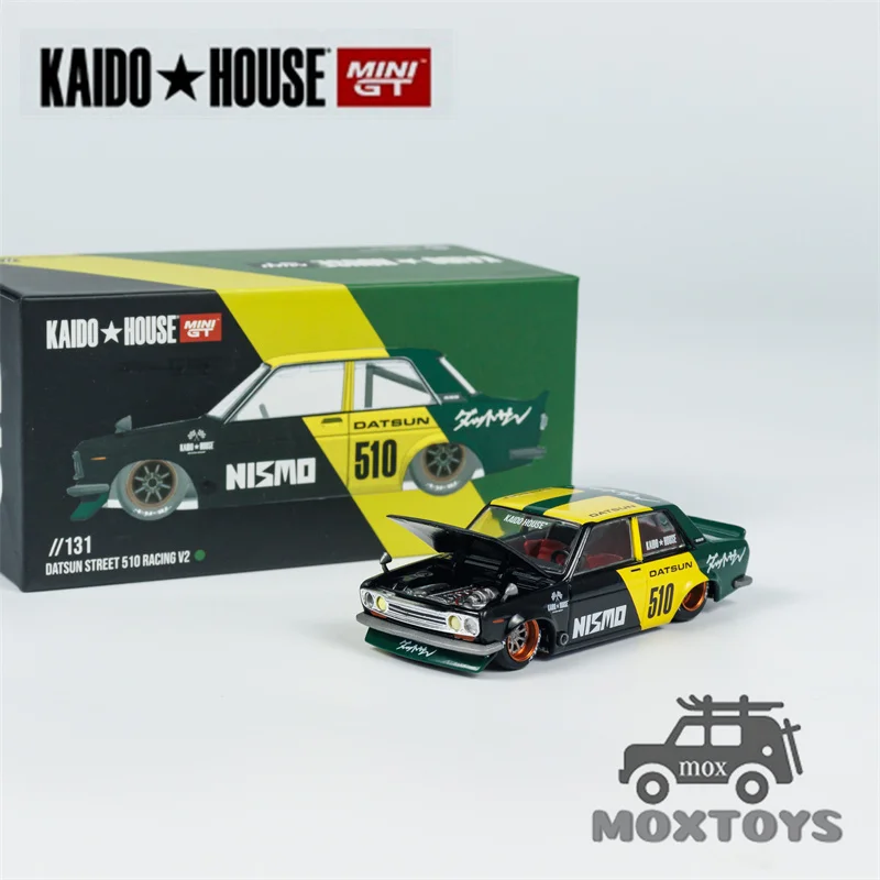 

Kaido House x MINI GT 1:64 Datsun Street 510 Racing V2 Diecast Model Car