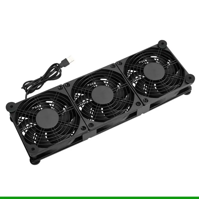 U55C 5V Quiet USB Cooling Fan 120mm Cooling for Router Computer Video networking Cabinet
