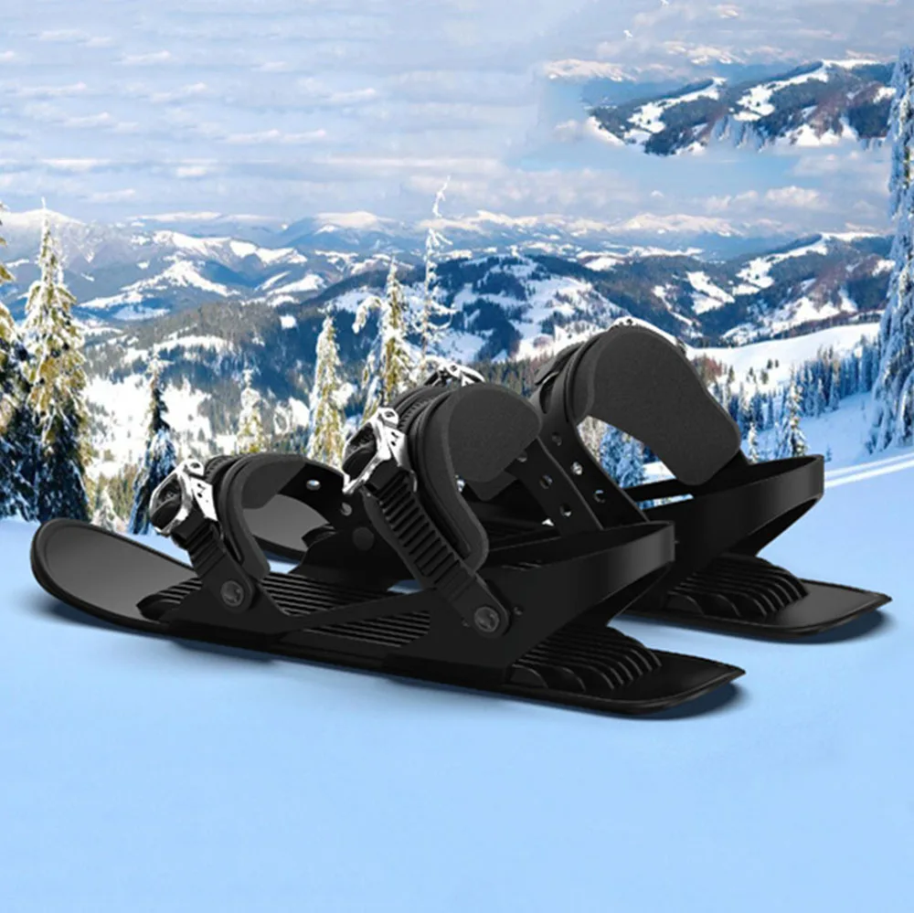 Mini Short Ski Boots Snowboard Active Adult Short Shoes Snowboard Protective Goggles and Gloves Set for Winter Outdoor Sports view 6