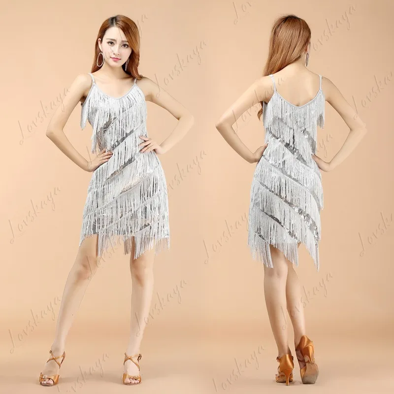 Krótki rękaw Wiosna Długi rękaw Jednolity kolor Biała Damska Sukienka do tańca latynoamerykańskiego z bawełny i koronki