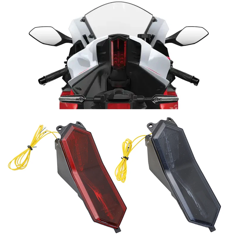 YZF-R7 YZF-R9 Motorcycle LED Taillight Rear Brake Turn Signal Integrated Tail Light For Yamaha YZF R7 R9 YZFR7 YZFR9 2021-2025