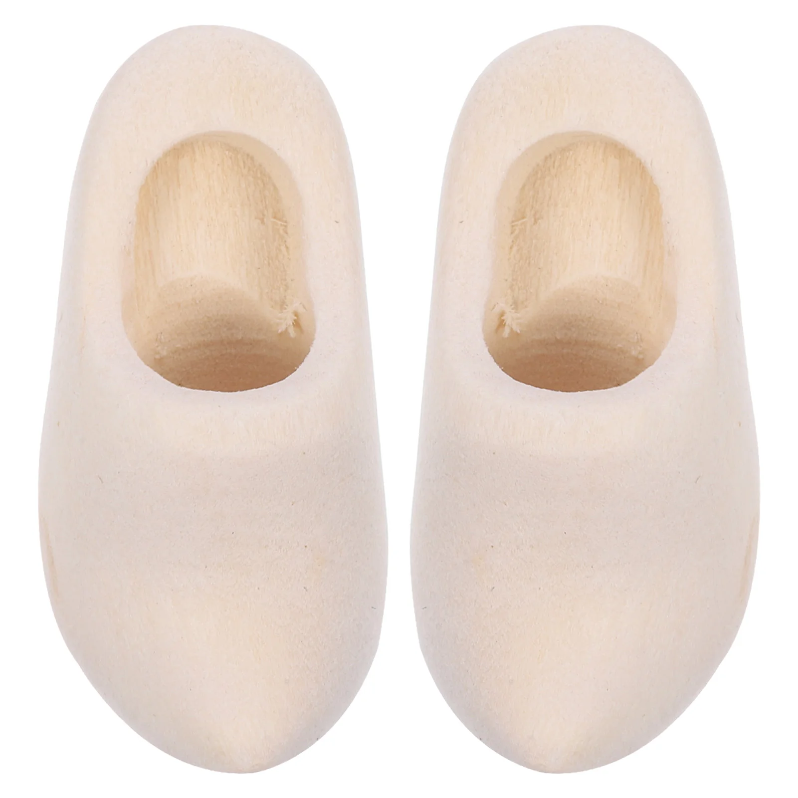 Mini Clogs House Adornment Handmade Klompen Wooden Shoes for Layout Decor Micro Landscape Models Supply