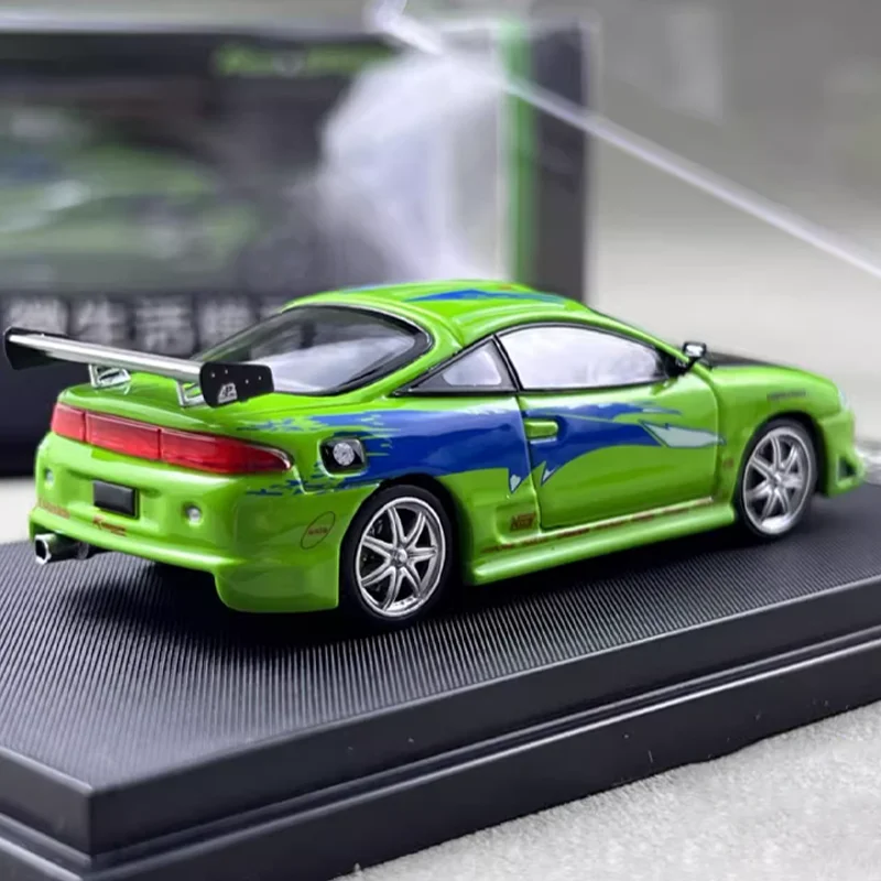 Schnelle Geschwindigkeit 1/64 Mitsubishi Eclipse D30 Robocar Legierung Spielzeug Motor Fahrzeug Diecast Metall Modell Geschenke