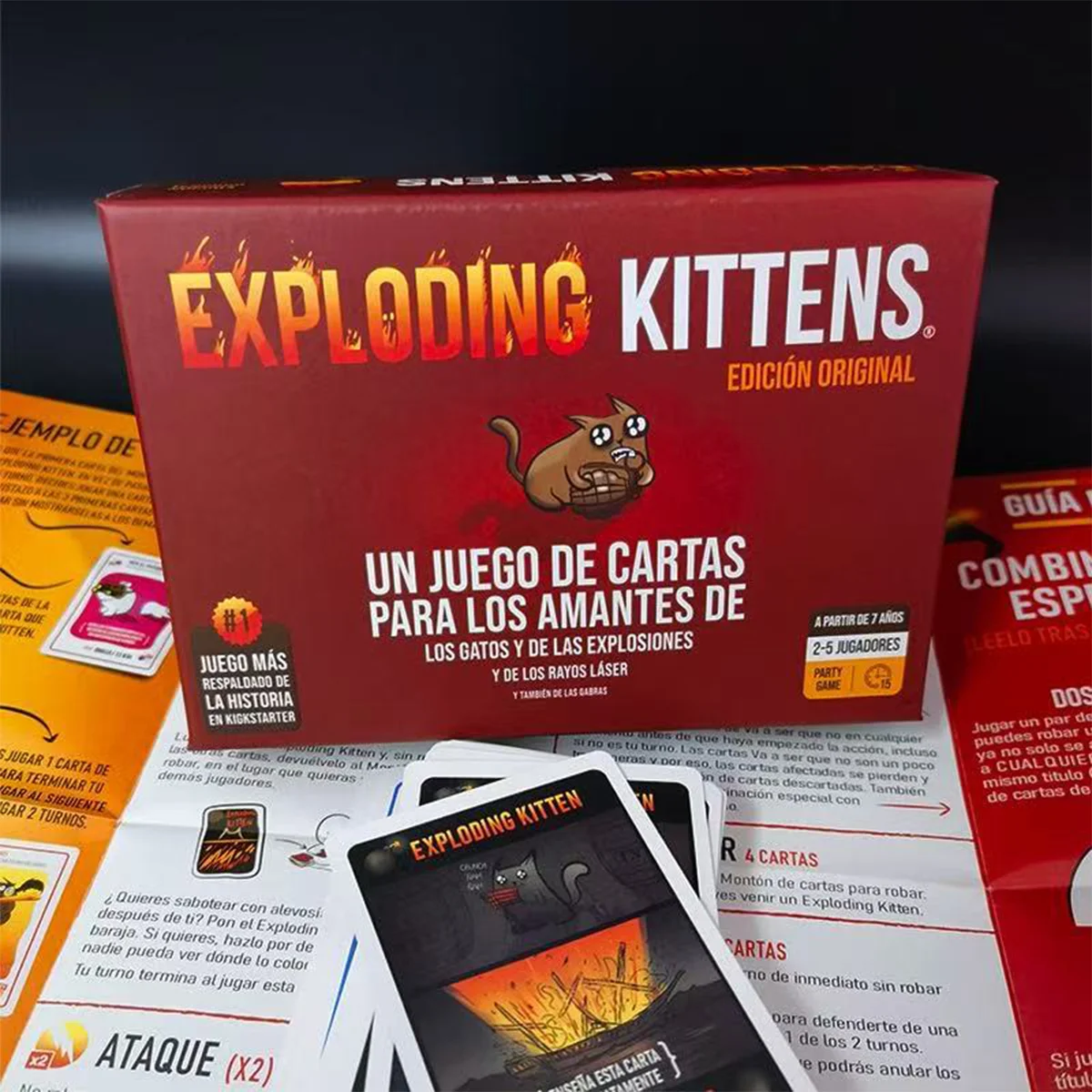 EX Kittens Card Game Original Edition NSFW Party Streaking Kittens Imploding Kittens Expansion Barking Kittens Bears vs B