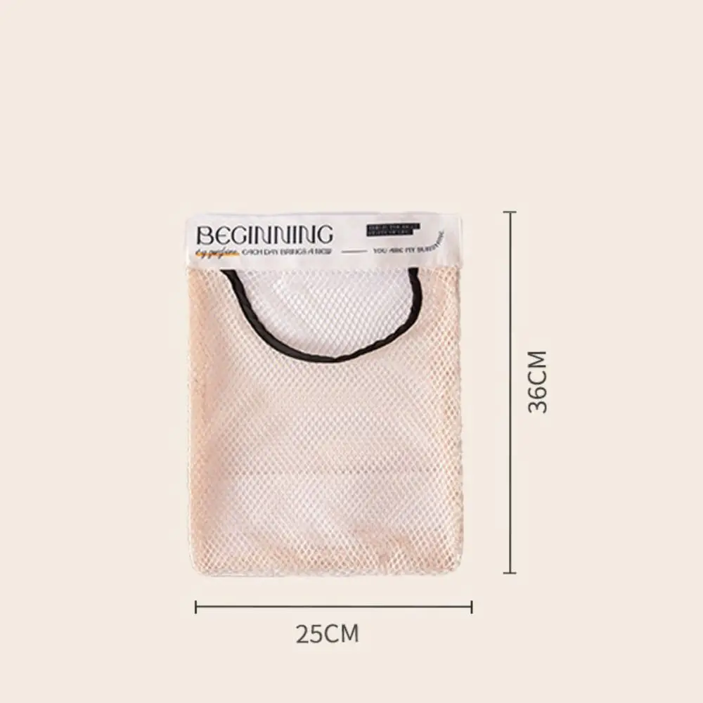 1pc Hanging Storage Mesh Bags Kitchen Garbage Bag Storage Tools Wall-mounted Large-capacity Storage Bag Packaging Plastic Bag
