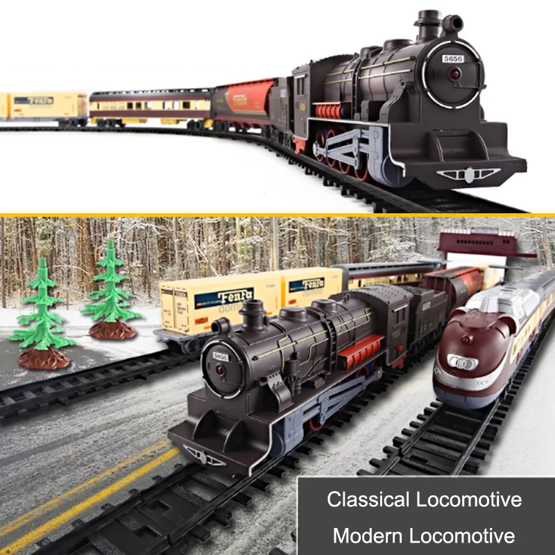 Simulation Train Toy Train Track Extension Accessories Locomotive Track Train Station Straight Track Curved Track