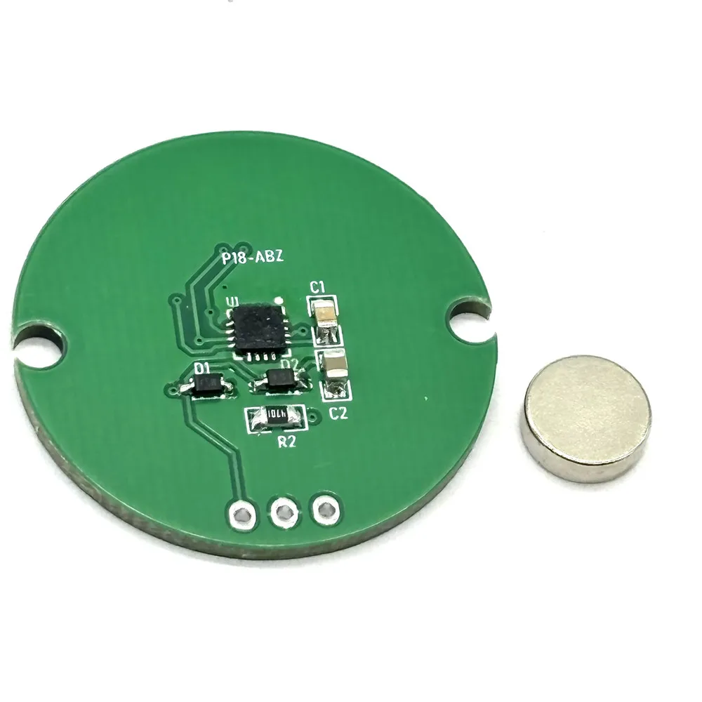 Custom circuit board for micro-motor P18-ABZ stepper motor encoder