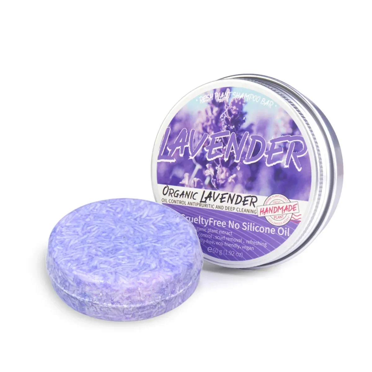 Le shampooing à la lavande est rafraîchissant, contrôlant l'huile et lisse pour les cheveux, résout le problème du cuir chevelu gras sans huile de silicone res