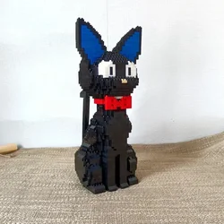 Black Cat Model Mini Building Blocks Children Learning Toys for Kid Boy Girl Squirrel Pet Style Brick Children's Toy Gifts