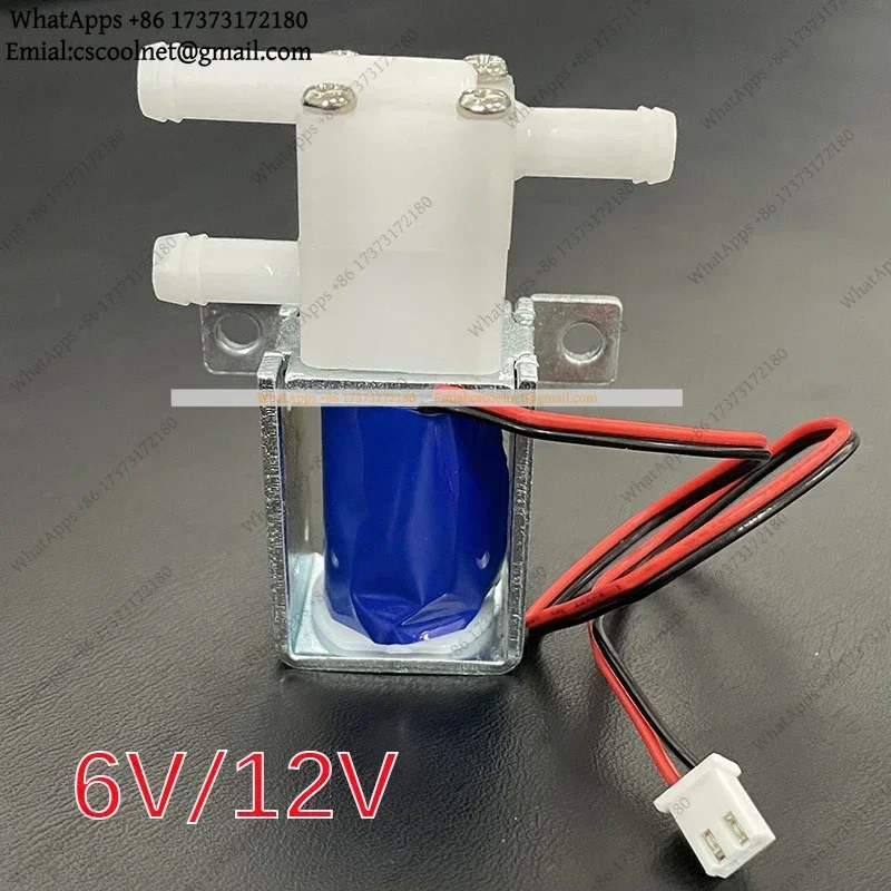 Micro DC 6V 12V 24V 2-Position 3-Way NC NO Electric Solenoid Valve Air Water Flow Control Mini Electromagnetic Valve
