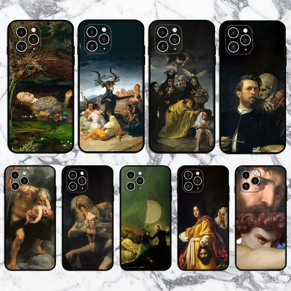 Spain Francisco Goya Art Phone Case For Iphone 16 15 11 13 14 Pro Max 7 8 Plus X Xr Xs Max 12mini Cover Case