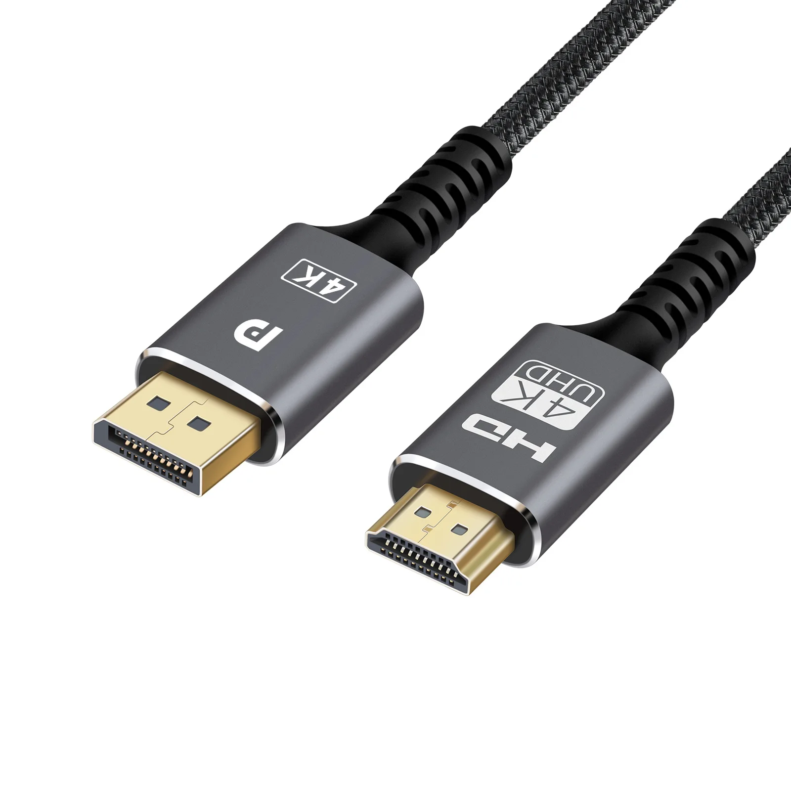 4K@30Hz DP TO HDMI DisplayPort DP Laptop PC Computer To Monitor HDTV TV Cable Projector HDMI Compatible Display Port Video Audio