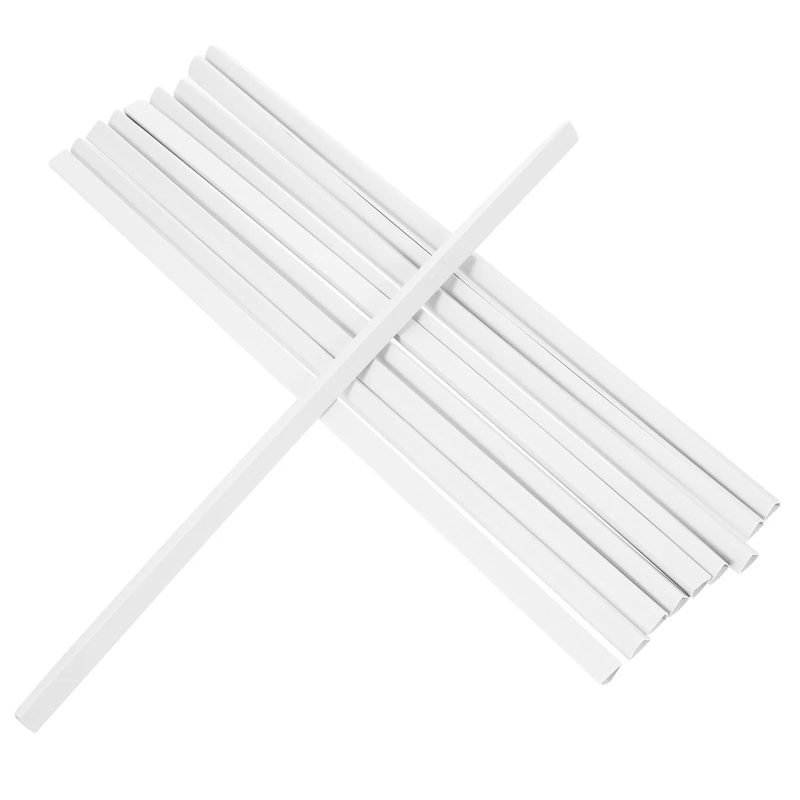 

10Pcs Slide Grip Binding Bars for Paper Files Draw Rod Folders Office File Rod Clamps Report Resume Folders Storage