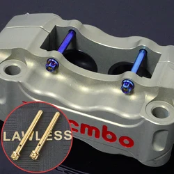 FLAWLESSTI Radial Brake Caliper Gr5 Titanium Pin For Brembo HPK GP4-RB