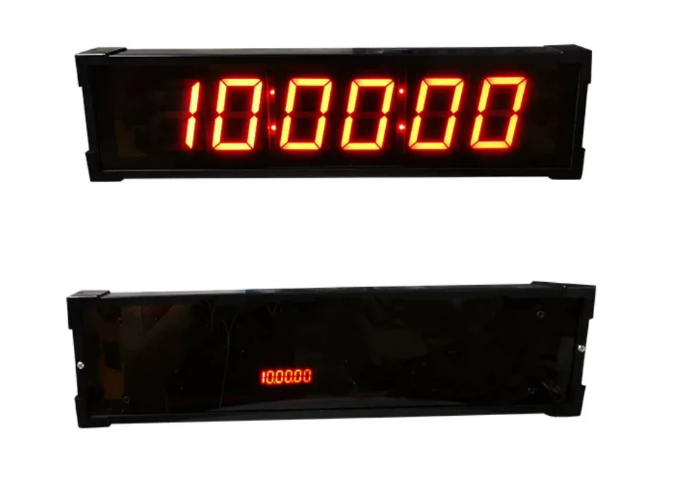 3 Inch 6 Position Dual Button Hand Slap Timer for Track Field Climbing Marathon Running Stopwatch