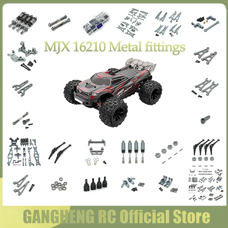 MJX Hyper Go RC Car Parts 16207 16208 16209 16210 H16 Remote Control Car Metal Front and Rear Shock Mounts Accessories