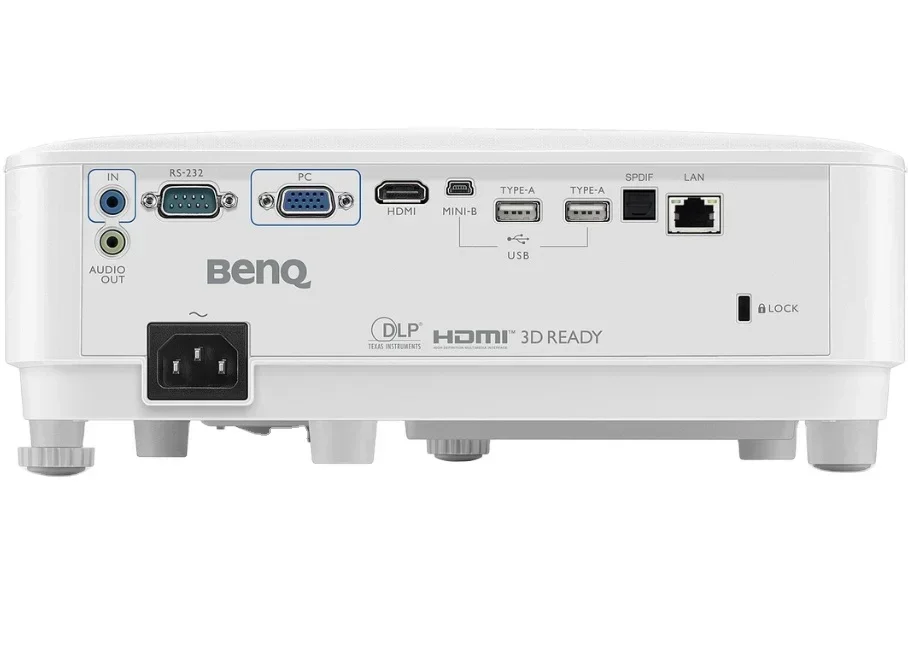 جهاز عرض I707 BenQ DLP عالي الوضوح 1080p 4K 2200 Ansi Lumen لتعليم الأعمال والسينما المنزلية والمنزل الذكي والفيديو المحمول P #6
