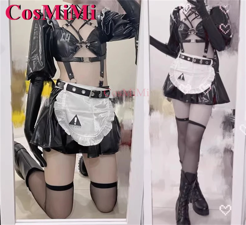 CosMiMi Hot Game Anime Fighting Maid Cosplay Costume Fashion Sweet Maid Combat Uniforms Carnival Party Role Play Clothing S-XL