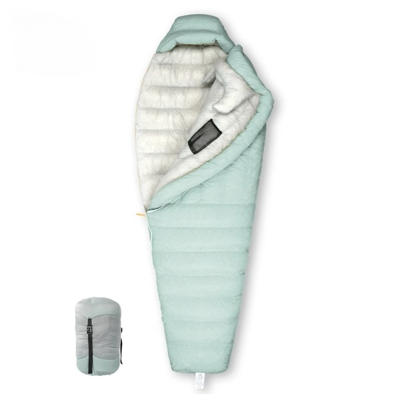 Outdoor camping sleeping bag Ultra light 800 pods 95% white goose down down adult