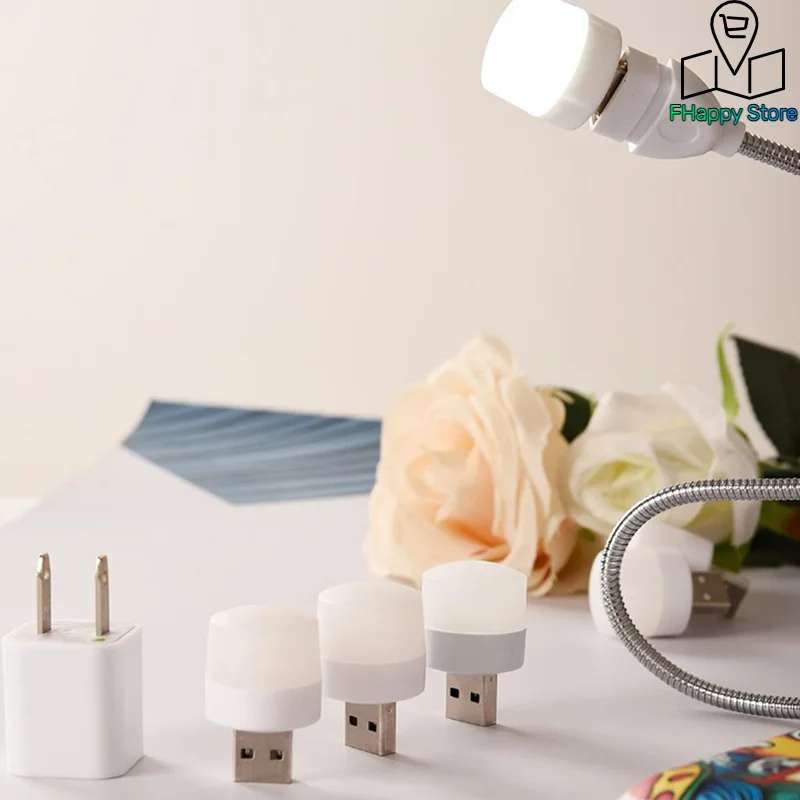 Super Bright USB Mini Book Light Reading Lamp Mini Portable USB LED Night Light Sleepping Lamp for PC Laptop Notebook