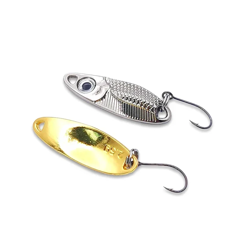 New 1pcs Lure Spoon Fishing Lures Pesca Wobblers Spinner Baits Shads Sequin Metal jigging For Carp Fishing Topwater Isca Bass