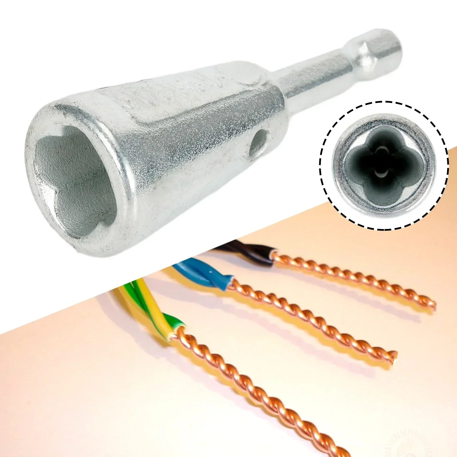 Eletricista Rapidamente Twister mm Alça Hexagonal Fio Torção Ferramentas para Drivers de Broca Elétrica Cabo Dispositivo Ferramentas Acessórios 1pc